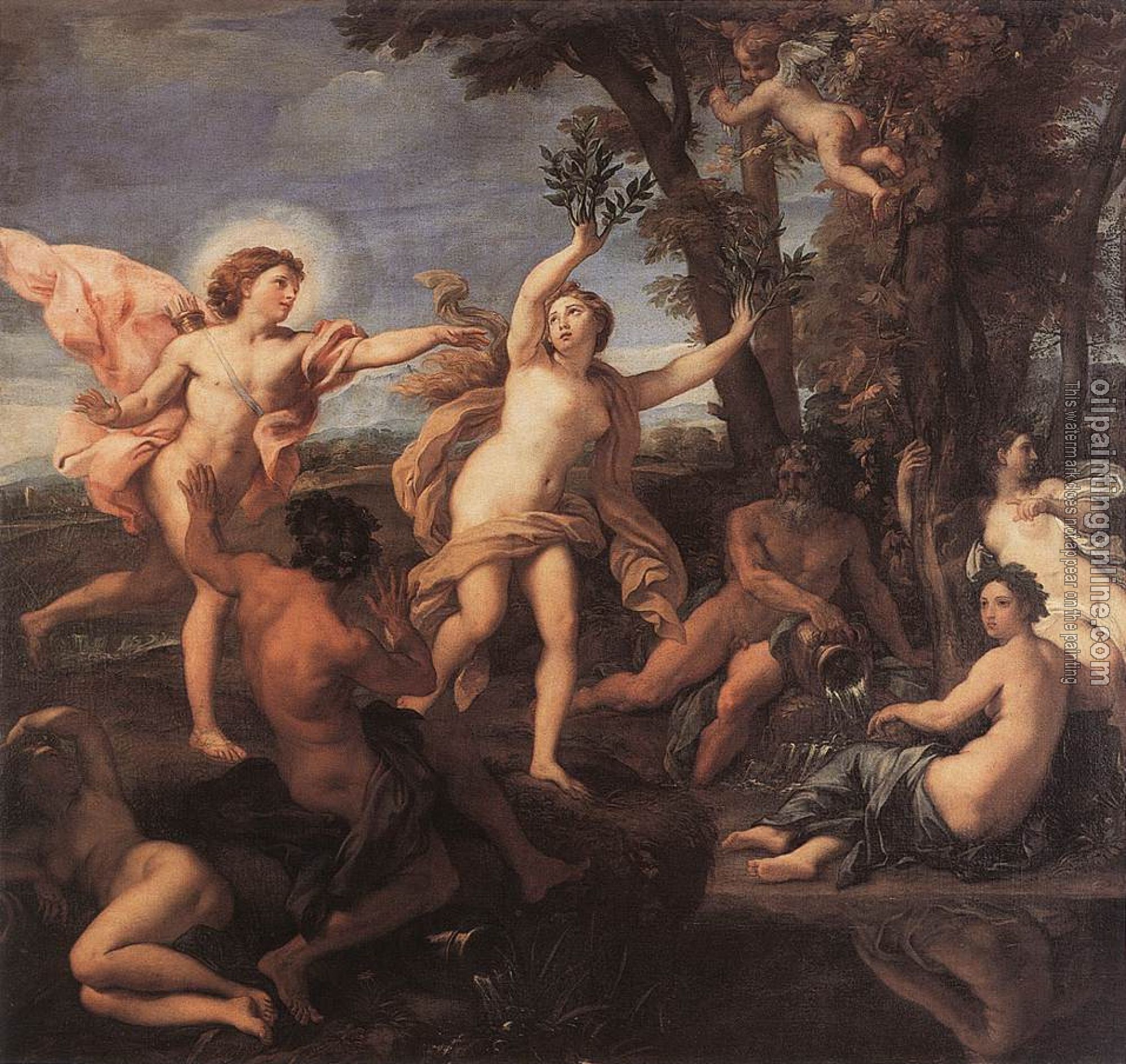 Maratta, Carlo - Apollo Chasing Daphne